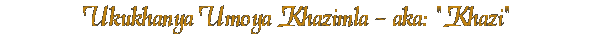Khazi